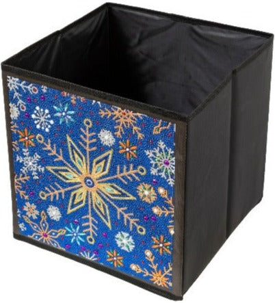 Crystal Art Folding Storage Box - Snowflake Burst