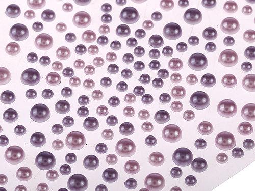 325 x 2,3,4,5mm Purple/Lilac Pearl Gems