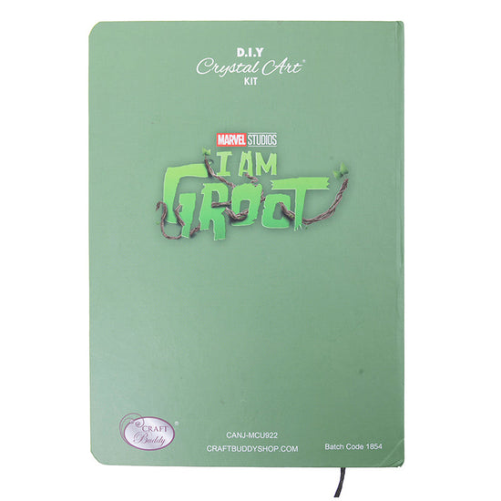 Groot Marvel crystal art diary back