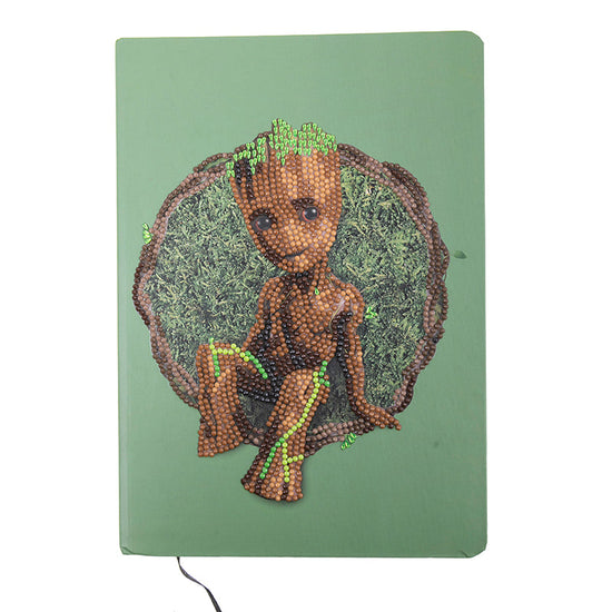 Groot Marvel crystal art diary