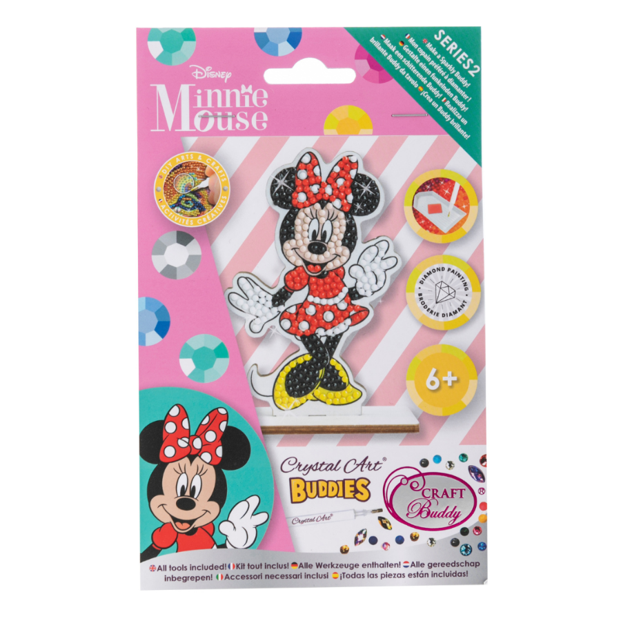 "Minnie" Crystal Art Buddies Disney Series 2 Front Packaging